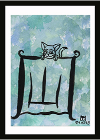 Yama-Neko Sticker