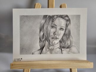 Hübsche Dame Format ca. A5
