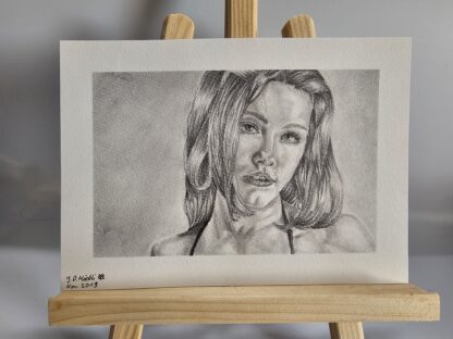 Hübsche Dame Format ca. A5